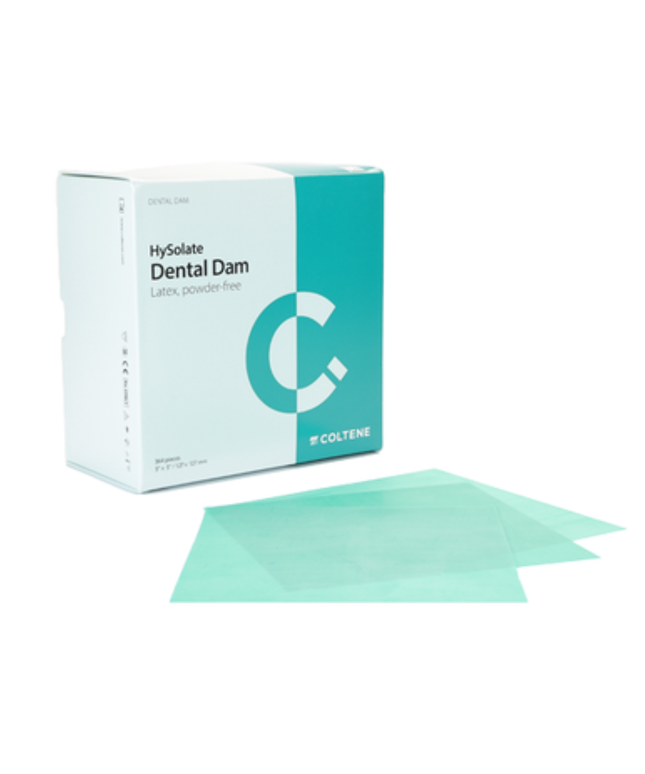 Coltene - HySolate Latex Dental Dam 5x5 Green Medium 364/Pk - (Replaces H04241)