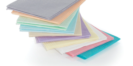 Medicom - Bib 13X18 2-Ply Grey 500/Cs
