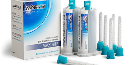 Mark3 - Max Bite Unflavored Registration Fast Set 50 Ml 2/pack Contains 6 Mixing Tips