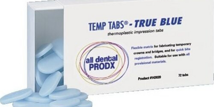 DMG - Temp Tabs 72/Pk Blue