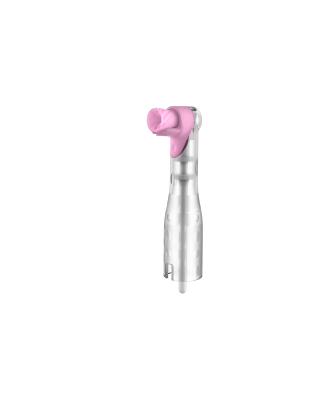 Pac-Dent - AntiSplatr Disposable Prophy Angle Soft Pink 500/Pk