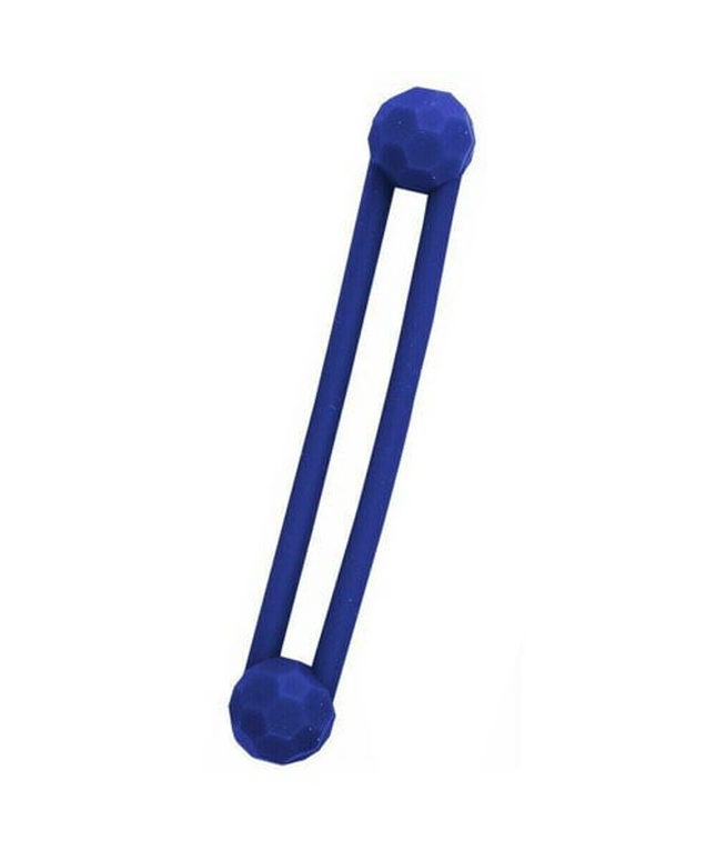 Plasdent - Silicone Ties Blue 6Pk Blue