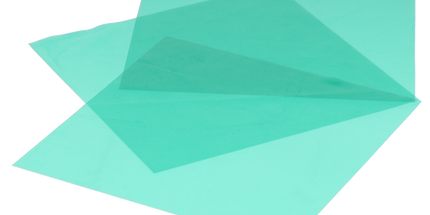 Biodam Latex Dental Dam 6" x 6", Medium, Green, 36/Pk