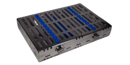 Hu-Friedy - IMS Signature Series Cassette, 10-Instrument, Small, Blue, 1/Pk