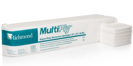 Richmond - MultiPly Rayon/Poly Nonwoven Sponges N/S 2x2 8-Ply 3000/Case