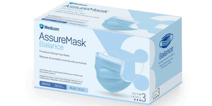 Medicom - AssureMask? Balance? Earloop Face Masks ASTM3 Blue