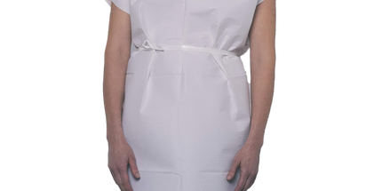 Tidi - Tidi Brand Choice Exam Gowns Tissue Poly Tissue White 50/case