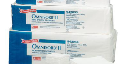 Tidi - Omnisorb II Non-Woven Sponges N/S 3x3 4-Ply 4000/Case