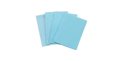 Tidi - Bib 17''x18'' 3+1 Ply 500/Cs Blue