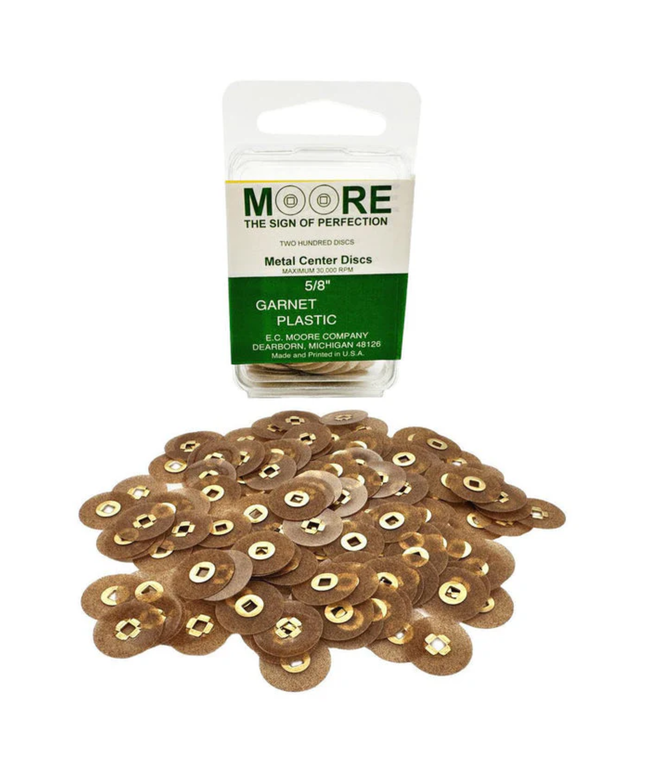 EC Moore - Snap On 5/8 Garnet Medium Plastic 200/Pk