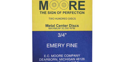 EC Moore - Sanp On 3/4 Emery Fine 200/Pk