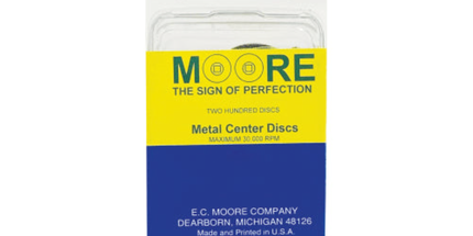 EC Moore - Paper Discs Brass Center 5/8" Sand Coarse 200/Pk