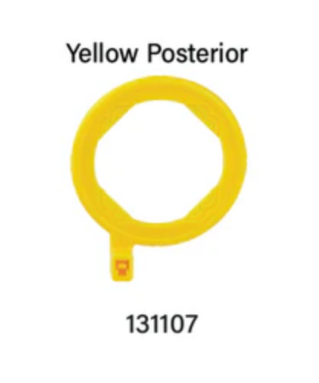 EzAim X-Ray Positioning Ring Posterior Yellow Each