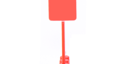 Pac-Dent - EzAim Disposable Adhesive Sensor Holder Posterior Red 100/Pk