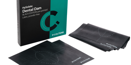 Coltene - HySolate Latex Dental Dam Black printed x-heavy 152x152, 36 pcs - (Replaces H00541)