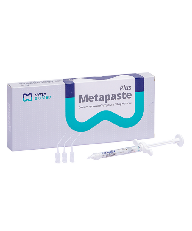 Meta Biomed - Metapaste Plus Temporary Root Canal Filling Material Calcium Hydroxide With Barium Sulfate Water