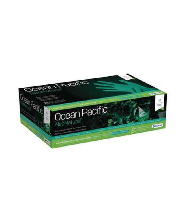 Ocean Pacific NeoNatural Chloroprene Glove Green 100/Box Small