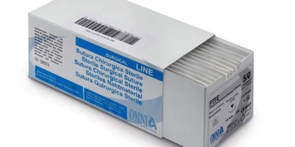 Omnia Suture PTFE 5/0 Round 3/8 circle 12/bx
