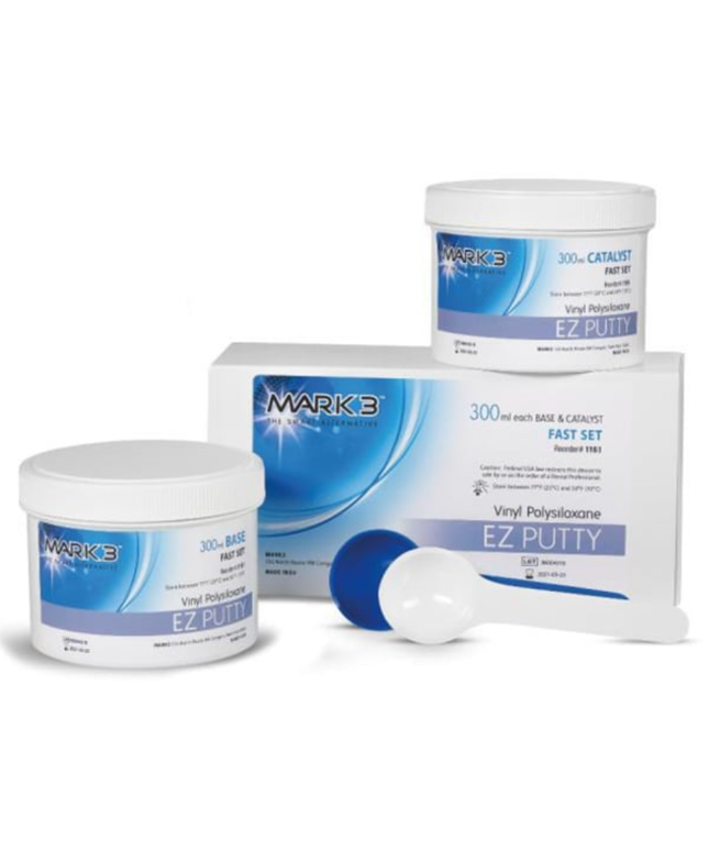 Mark3 - EZ VPS Putty Fast Set 300ml. each Base & Catalyst
