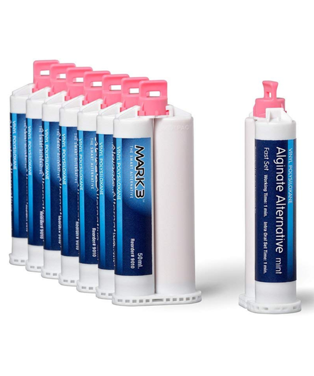 Mark3 - Alginate Alternative Fast Set 50ml. Cartridges 8/pk.