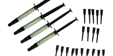 Prime-Dent - Light Cure Block Out Resin Kit, 4 x 3.5g Syringes and 20 Tips.