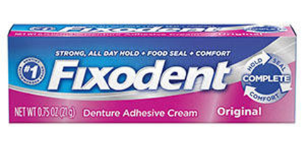 P&G - Fixodent Denture Adhesive .75oz 24/Case