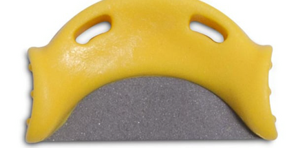 QwikStrip - Curved Superfine (Yellow) Abrasive Strips, 10/Pk