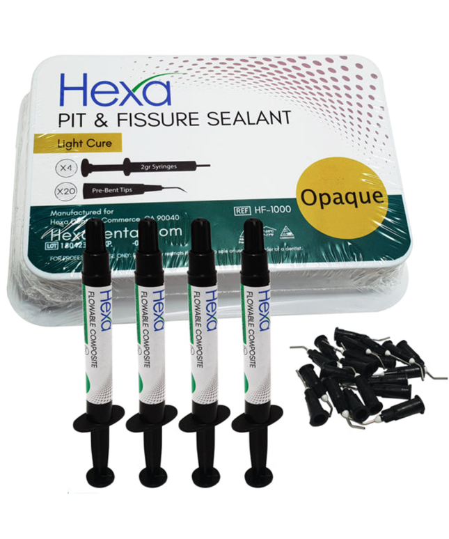 Hygedent - Hexa Pit & Fissure (OPAQUE PINK) Sealant Light Cure, HF-1000