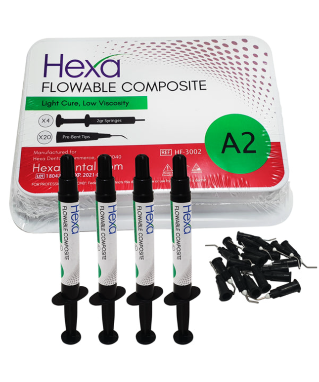 Hygedent - Flowable Composite, Kit 4 Syringes,  A2, HF-3002