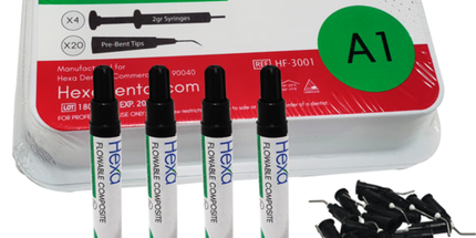 Hygedent - Flowable Composite, Kit 4 Syringes,  A1, HF-3001