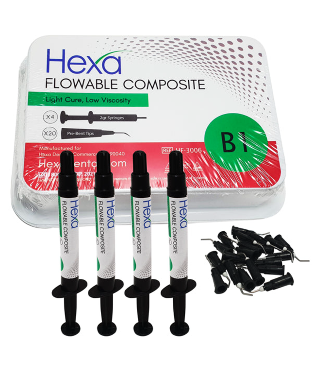 Hygedent - Flowable Composite, Kit 4 Syringes,  B1, HF-3006