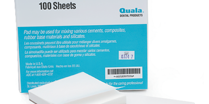 Quala - Mixing Pads, 3" x 3" Poly, 100/pad