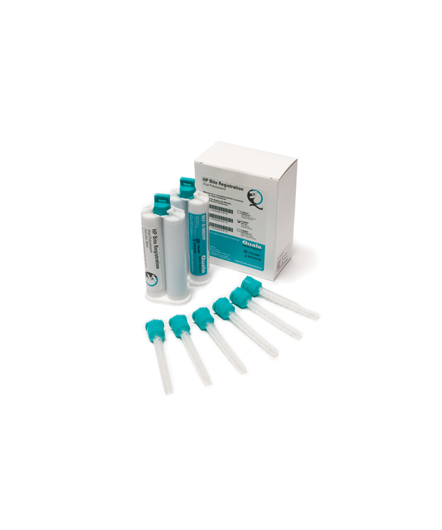 Quala - Vanilla Cr?me HP Bite Registration Kit, Super Fast Set, 2 Cartridges & 6 Tips/kit