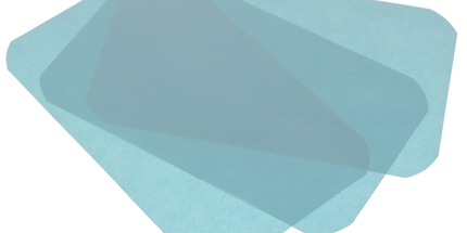 HSB - Tray Paper, F, 5"X8" Blue, 1000Pcs/Box - (Equiv PAP-F2)