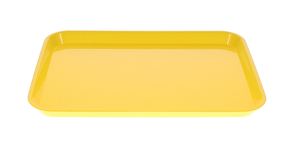 HSB - Set-up Tray Flat Size B (Ritter) - Yellow, Plastic, 13-3/8" X 9-5/8" X 7/8"- (Equiv 300BF-3)