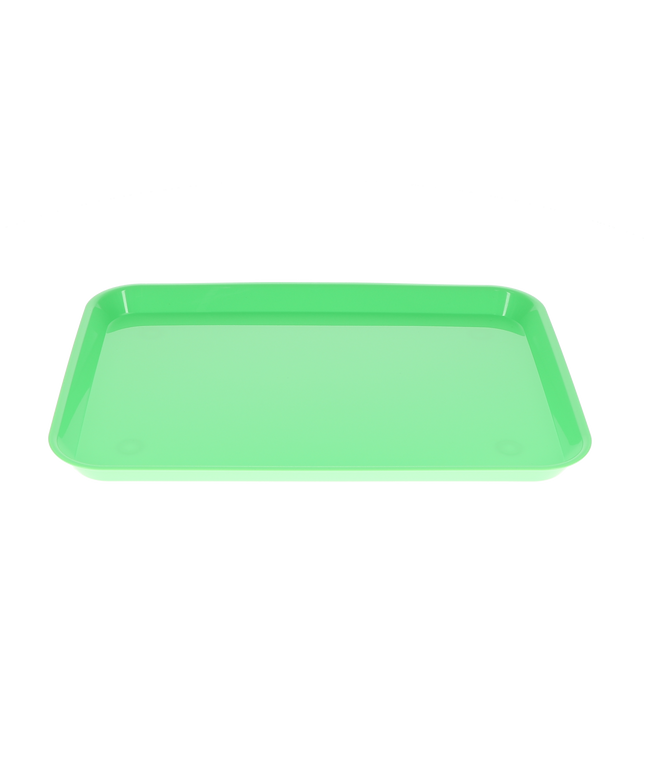 HSB - Set-up Tray Flat Size B (Ritter) - Green, Plastic 13-3/8" x 9-5/8" X 7/8" - (Equiv 300BF-4)