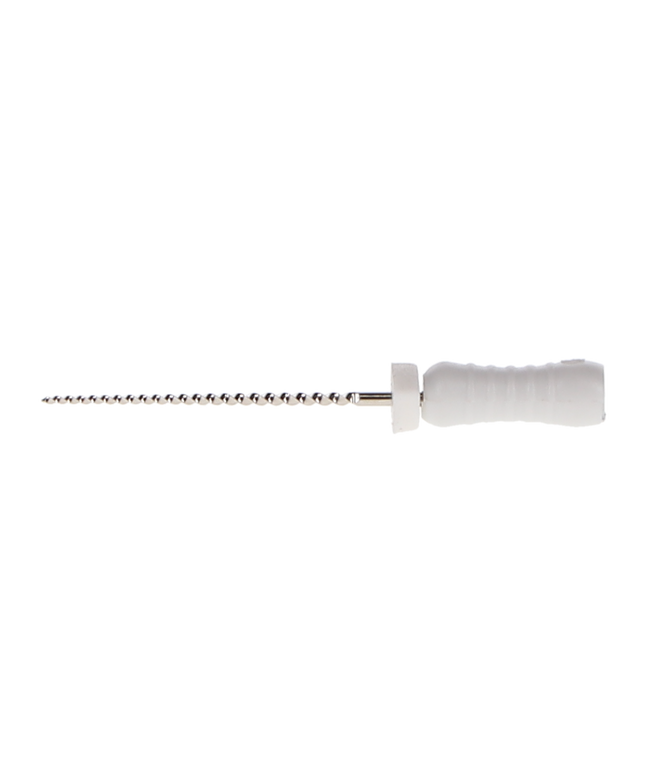 HSB - K-File, Flex-Type, Stainless Steel, 21 mm, # 45, White, 6/Pk