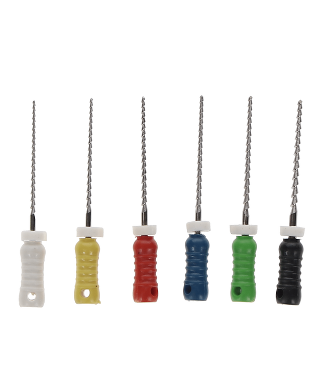 HSB - Hedstrom Files, Stainless Steel, 21 mm, # 45-80, Assorted, 6/Pk