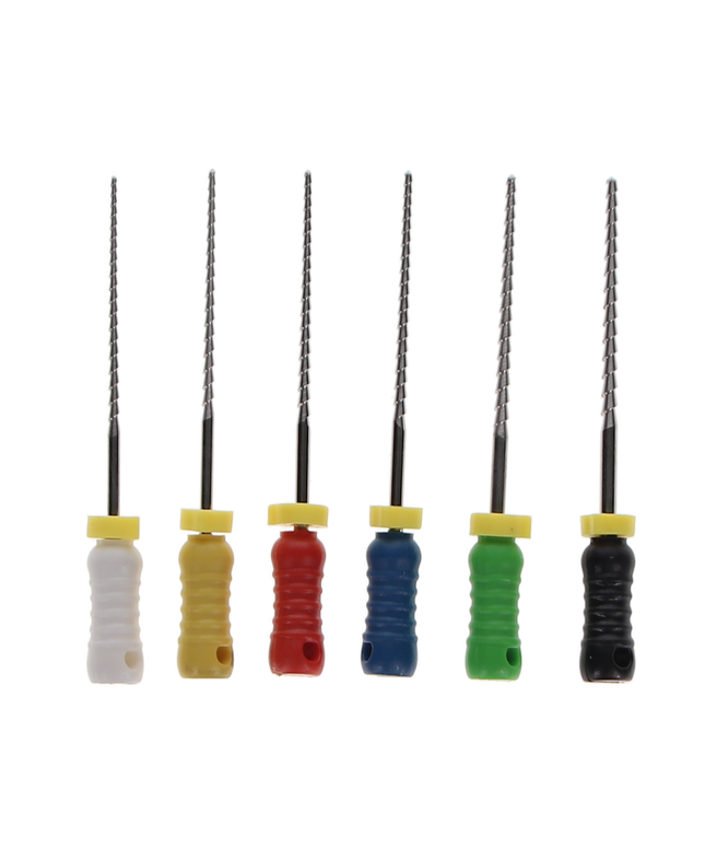 HSB - Hedstrom Files, Stainless Steel, 25 mm, # 45-80, Assorted, 6/Pk