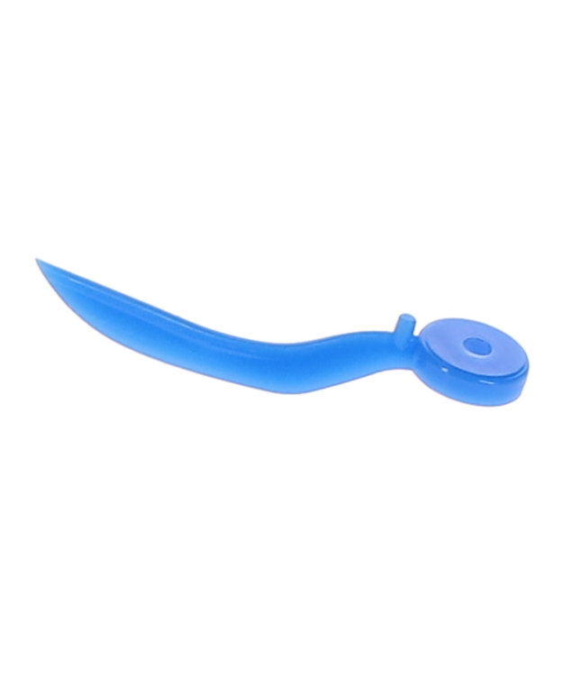 HSB - Dental Wedge with Hole - X-Small (11mm), Plastic, Blue. Pack of 100