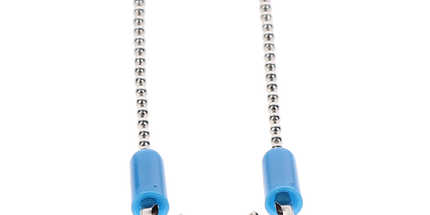 HSB - Bib Clip 3/Pk Chain Blue