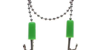 HSB - Bib Clip 3/Pk Chain Green