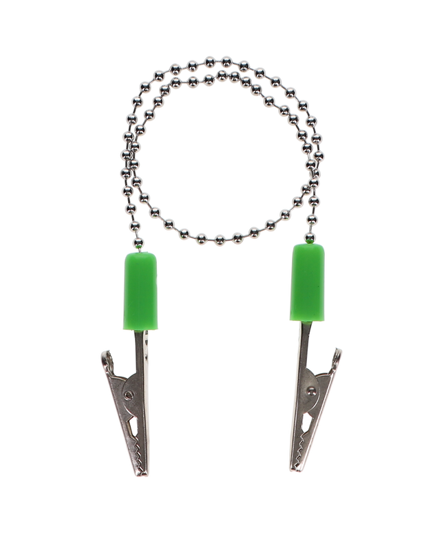 HSB - Bib Clip 3/Pk Chain Green