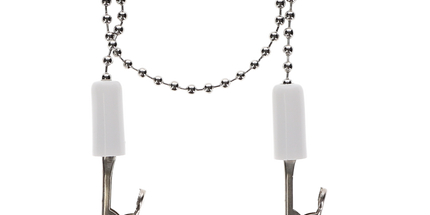 HSB - Bib Clip 3/Pk Chain White