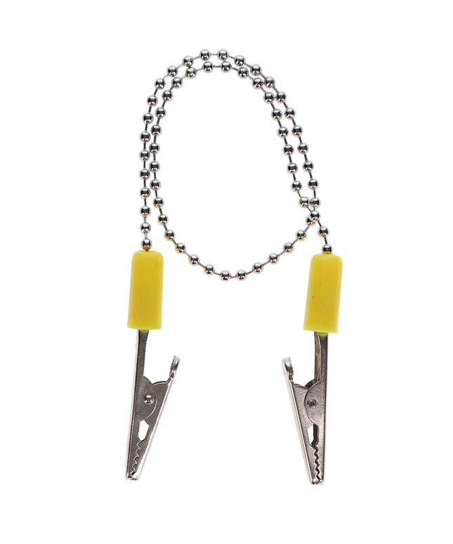 HSB - Bib Clip 3/Pk Chain Yellow