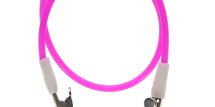 HSB - Bib Clip 3/Pk Plastic Non-Strech Purple