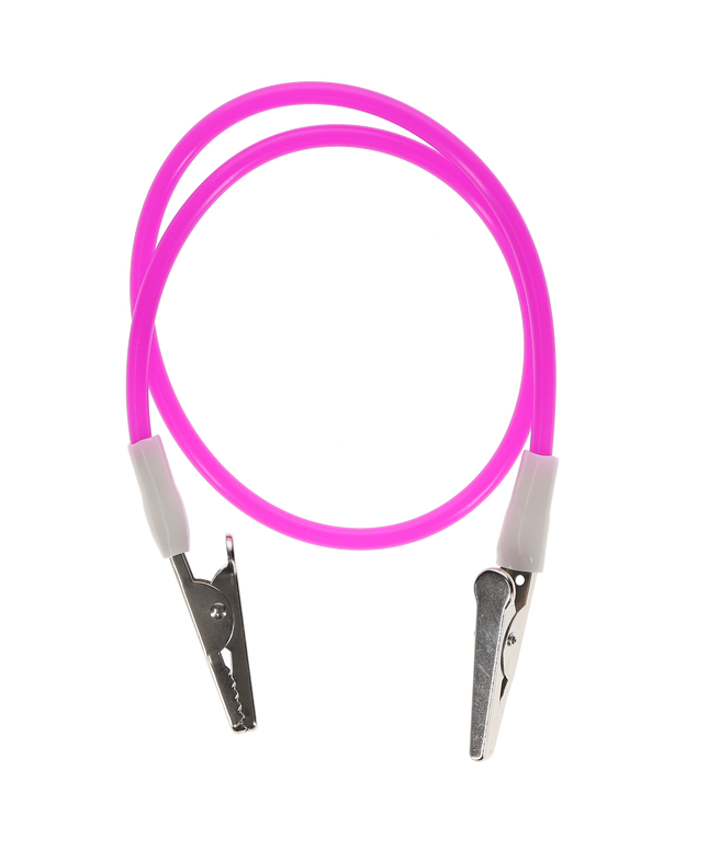 HSB - Bib Clip 3/Pk Plastic Non-Strech Purple