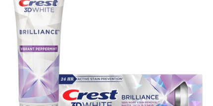 P&G - Crest 3D White Brilliance Toothpaste, Vibrant Peppermint, 4.6 oz Tube, 24/cs (Old #s 80701355, 80366214, 80345041)