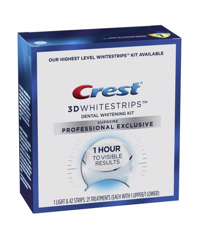 P&G - Kit Includes 1 Light and 42 Strips: 21 total treatments (21 upper/21 lower), 4 kt/cs