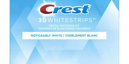 P&G - Crest 3D Whitestrips, Noticeably White, 10ct/pk, 8pk/cs